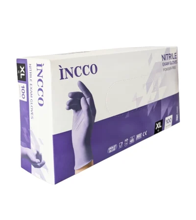 INCCO სამედიცინო ნიტრილის XL ზომის ხელთათმანი