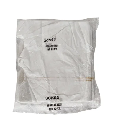 პოლიეთილენის პარკი გამჭირვალე 30×53 სმ
