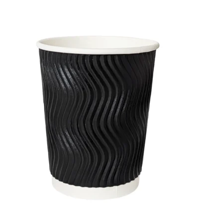 ქაღალდის ჭიქა გოფრირებული 8ოზ