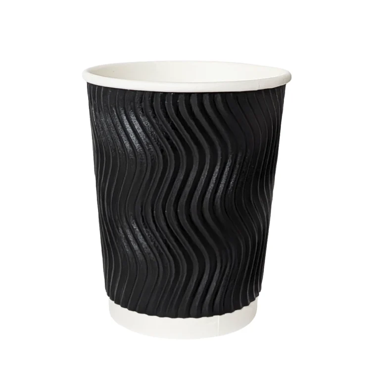 ქაღალდის ჭიქა გოფრირებული 8ოზ